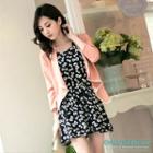 Bow-tie Floral Tunic