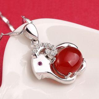 S925 Silver Sheep Pendant