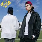 Loose-fit Stand-collar Light Jacket