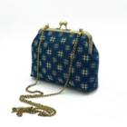 Print Pouch Gold & Blue - One Size