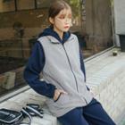 Plus Size Zip-up Fleece Vest