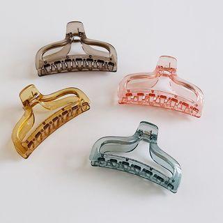 Transparent Plastic Hair Clamp