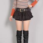 Faux Suede Skort