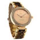 Metallic Floral Watch One Size