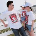 Family Matching Cat Print Short-sleeve T-shirt