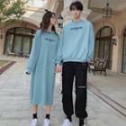 Couple-matching Lettering Sweatshirt / Hoodie Dress / Panrs
