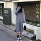 Cable-knit Maxi Sweater Dress