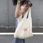 Letter Shopper Bag Bolsa - Beige Yellow - One Size