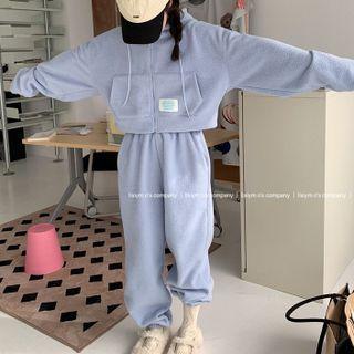 Cropped Zip-up Hoodie / Sweatpants