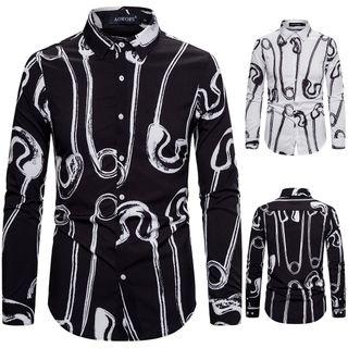 Long-sleeve Graphic Printed Shirt