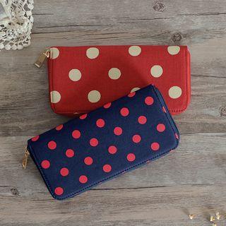 Dotted Canvas Wallet
