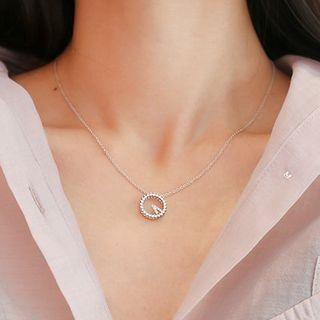 Rhinestone Necklace As Shown In Figure - One Size