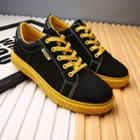 Two Tone Canvas Sneakers