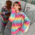 Striped Pullover Stripe - Multicolor - One Size