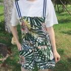 Flower Print Jumper Shorts