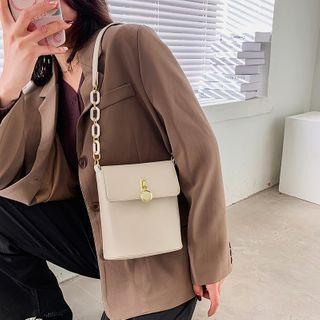 Crossbody Flap Bucket Bag