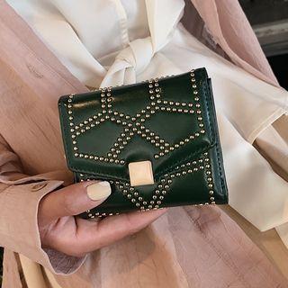 Studded Trifold Wallet