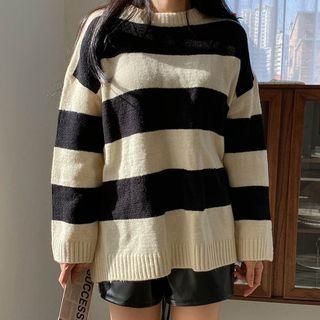 Stripe Oversized Sweater