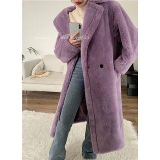 Fluffy Midi Coat