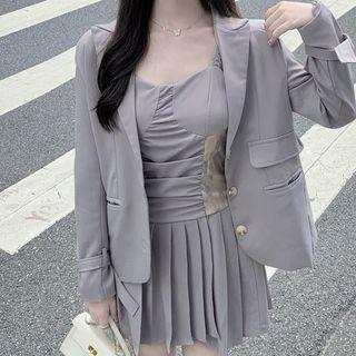 Spaghetti Strap Dress / Blazer