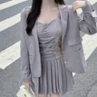 Spaghetti Strap Dress / Blazer