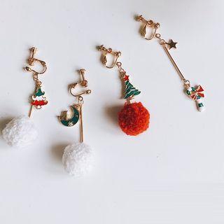 Christmas Clip-on Earring / Ear Stud