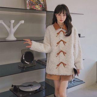 Peter Pan Collar Fleece Jacket