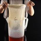 Cotton Tea Filter Bag / Stainless Steel Rim / Set (various Designs)