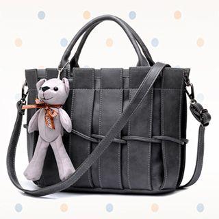 Woven Cutout Satchel