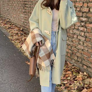 Midi Duffle Coat Green - One Size