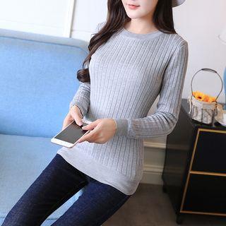 Long-sleeve Fleece Lining Top
