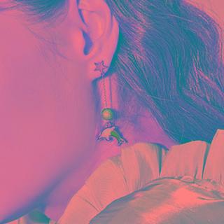 Dolphin Drop Earring