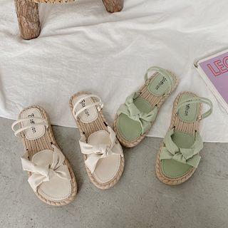 Knot Platform Sandals