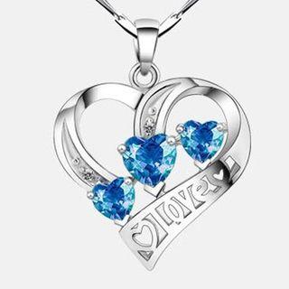 Heart Jeweled Necklace