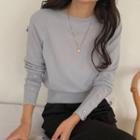 Knitted Crew-neck Sweater