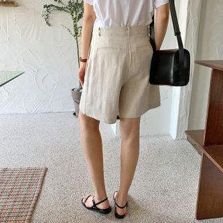 Diagonal-fly Wide Shorts