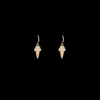 Faux Pearl Ice Cream Drop Earring / Clip-on Earring