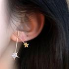 Star Earring Gold - 1372a#