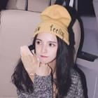 Embroidery Knit Beanie