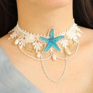 Starfish Lace Choker