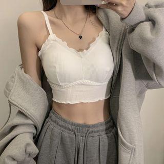 Lettuce Edge Crop Camisole Top