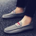 Striped Knit Loafers