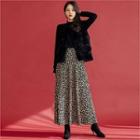 Leopard Print Maxi Skirt Leopard - One Size