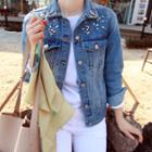 Rhinestone Denim Jacket