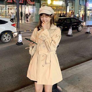 Tie-cuff Buttoned Jacket As Shown In Figure - One Size