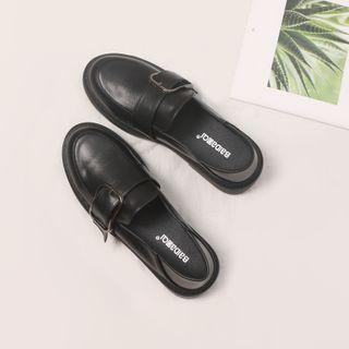 Buckle Plain Loafers