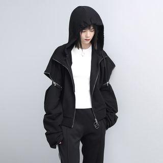 Zipper-sleeve Light Jacket