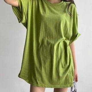 Set Of 2: Loose-fit T-shirt In 10 Colors