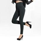 Elastic Waist High Waist Skinny Pants