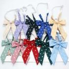 Dotted Ribbon Bow Tie